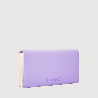 SEINE 2 FOLD LONG WALLET WITH ZIP COMPARTMENT (BOX GUSSET)