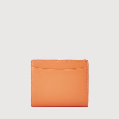SEINE 2 FOLD SMALL WALLET WITH EXTERNAL COIN COMPARTMENT