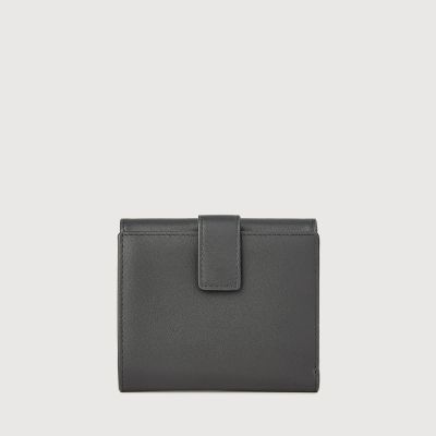 CEDORE 2 FOLD SMALL WALLET WITH EXTERNAL COIN COMPARTMENT