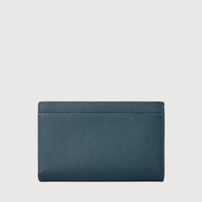 JIL 2 FOLD 3/4 WALLET WITH EXTERNAL COIN COMPARTMENT